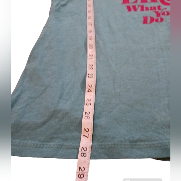 LIFE IS GOOD tee.  RARE FIND.  Womens.  Teal blue.  Size XL. - Picture 6 of 7